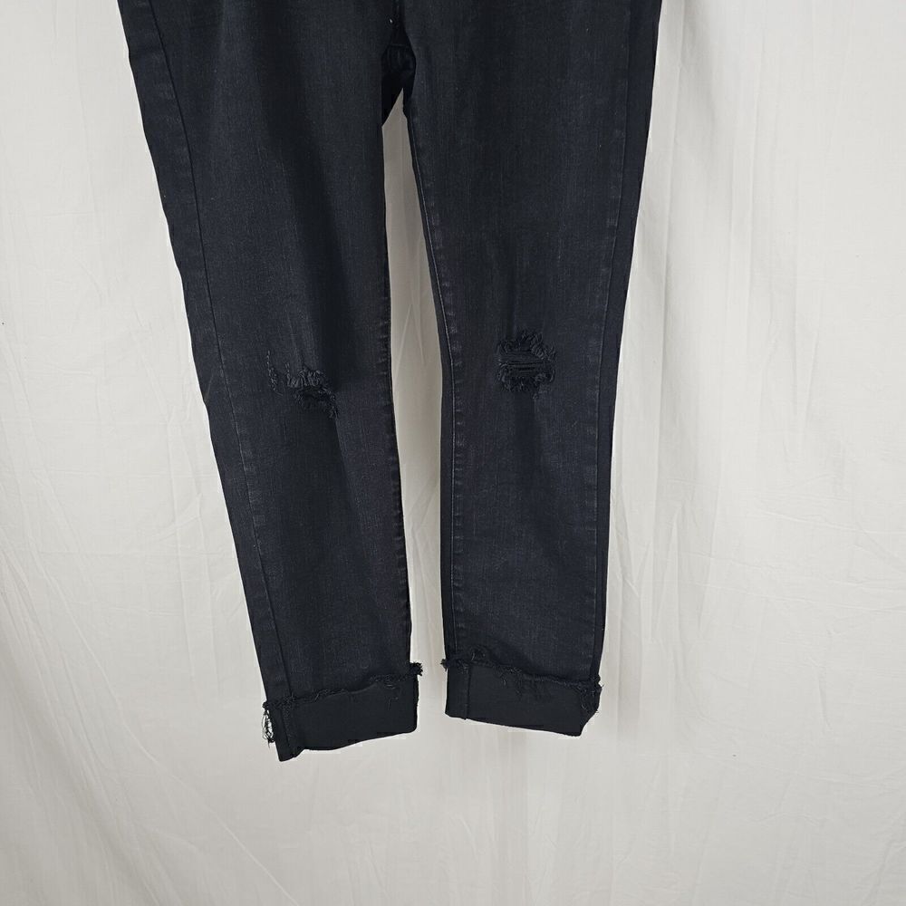 Judy Blue Black, Mid-Rise Destroyed Slim Fit - JB88137 Women's Size 15/32 - Picture 4 of 11